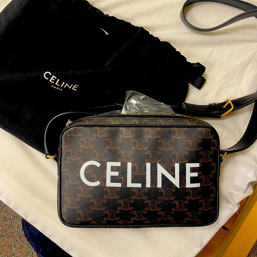 Authentic Celine Crossbody Messenger Bag